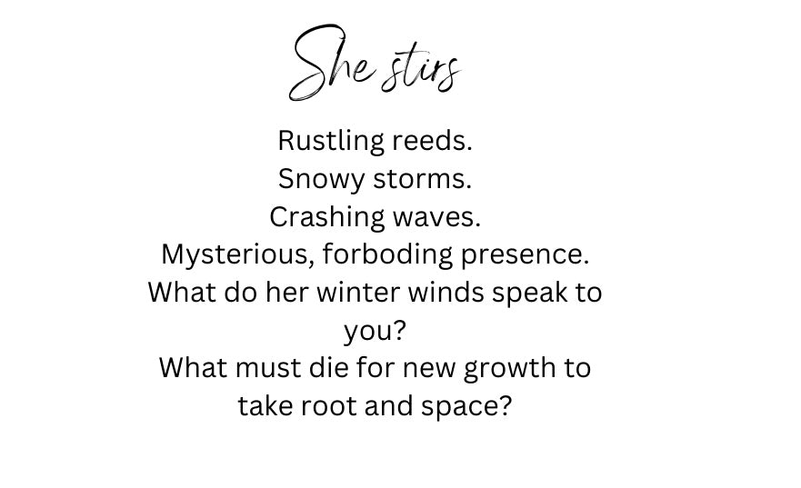 She stirs original painting