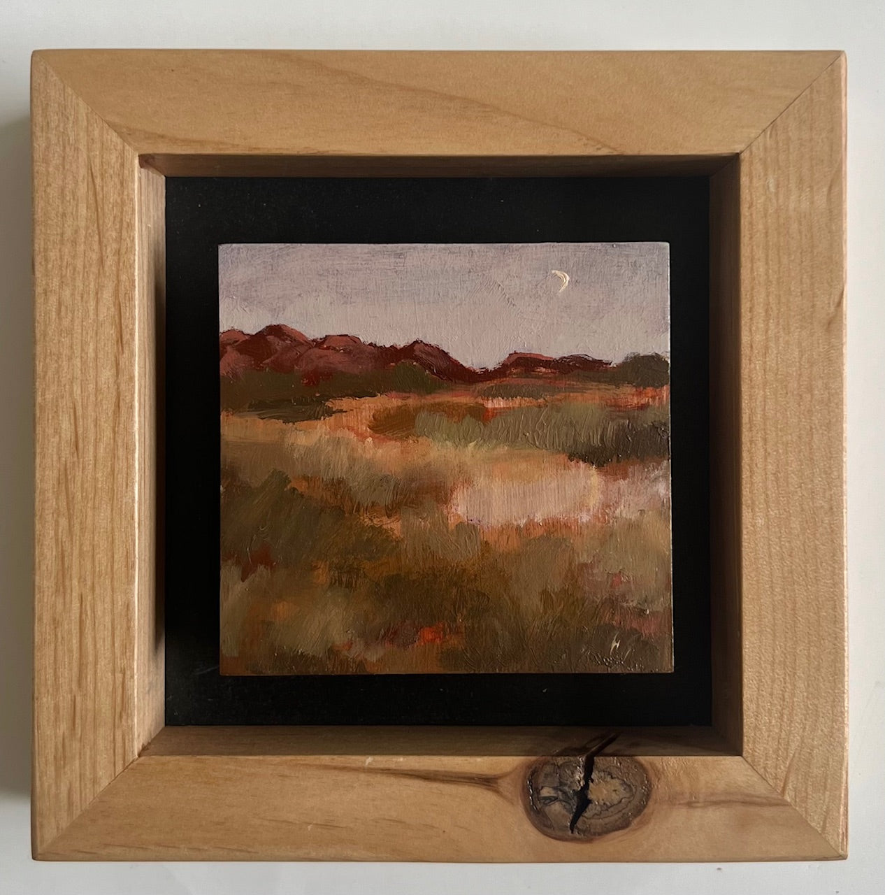 Mountain moonlight original painting