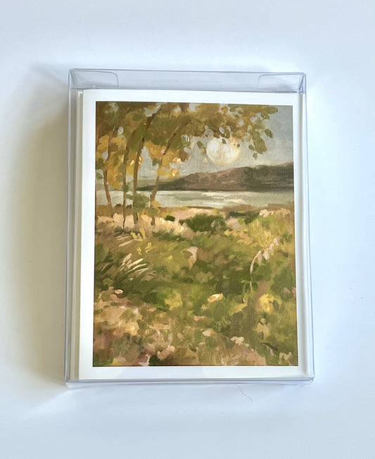 Set of 5 notecards ‘She rises II’