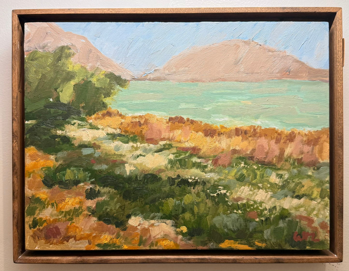 Turquoise waters of Utah Lake