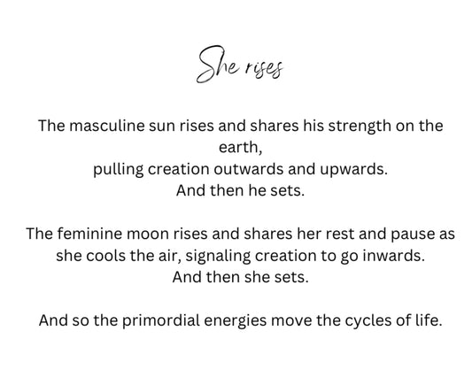 She rises II