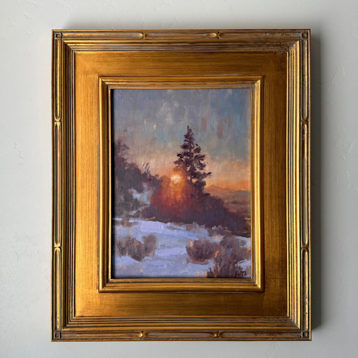 Winter’s reminder original painting