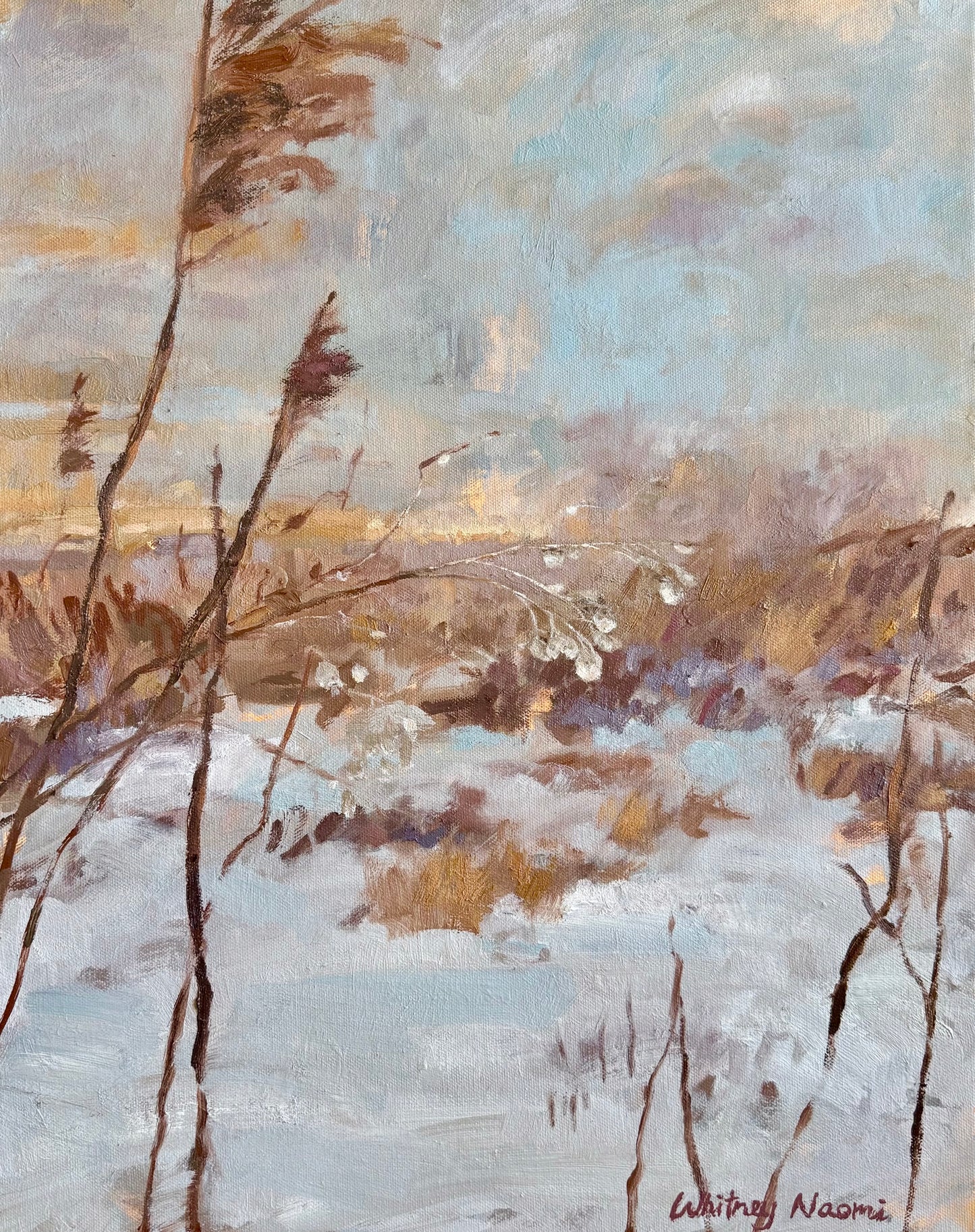 Winter’s reconciliation original painting